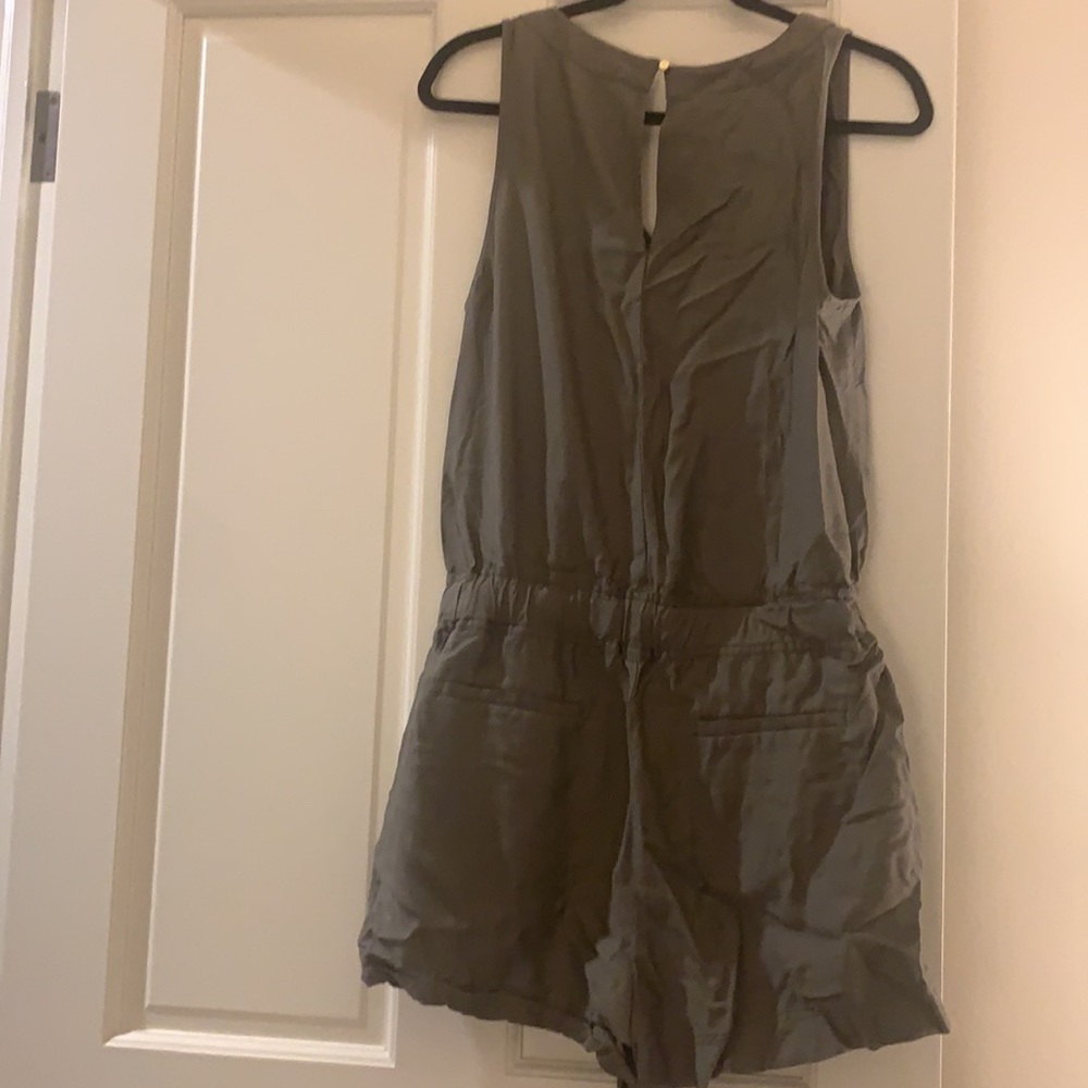 Sleeveless romper.